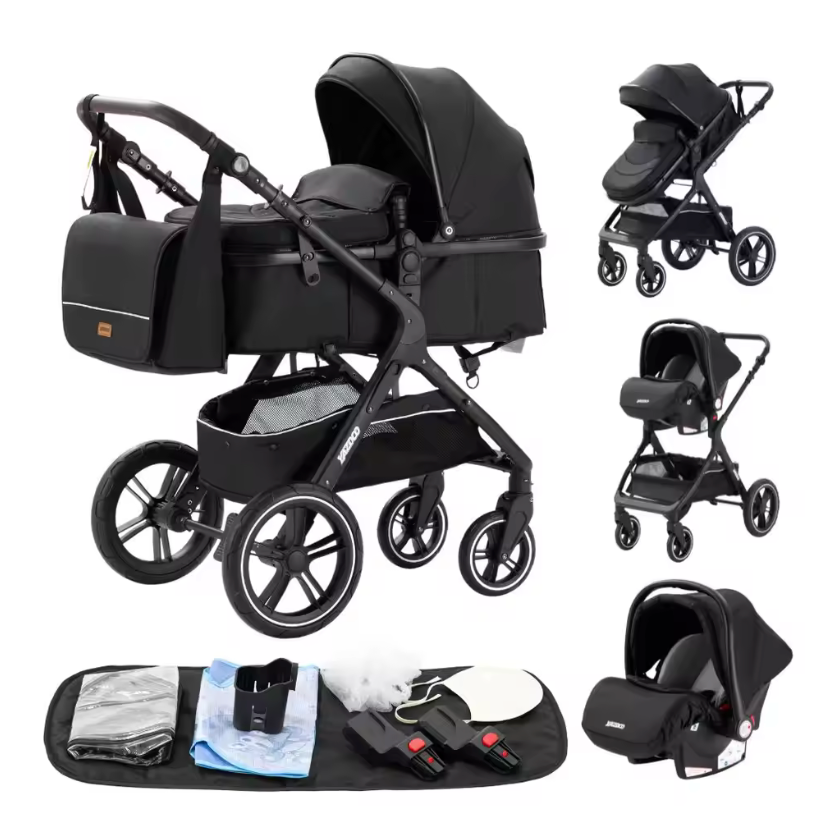 Poussette 3-en-1 BaBy&Co – Confort & Liberté dès la Naissance