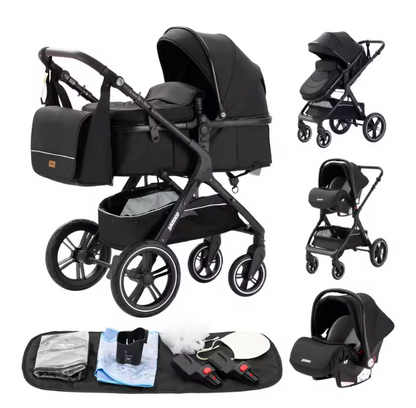 Poussette 3-en-1 BaBy&Co – Confort & Liberté dès la Naissance