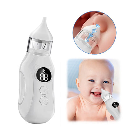 Mouche-Bébé Électrique 9 Vitesses – Aspirateur Nasal Silencieux pour Nourrisson