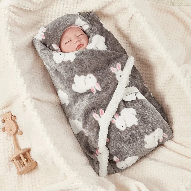 Couverture Bébé Hiver – Lange Emmaillotage