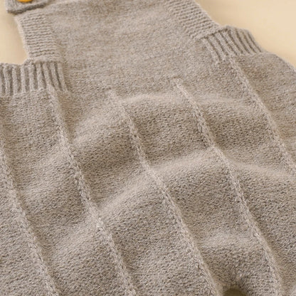 Ensemble & Bonnet Bébé — Combinaison Tricotée Unisexe Naissance