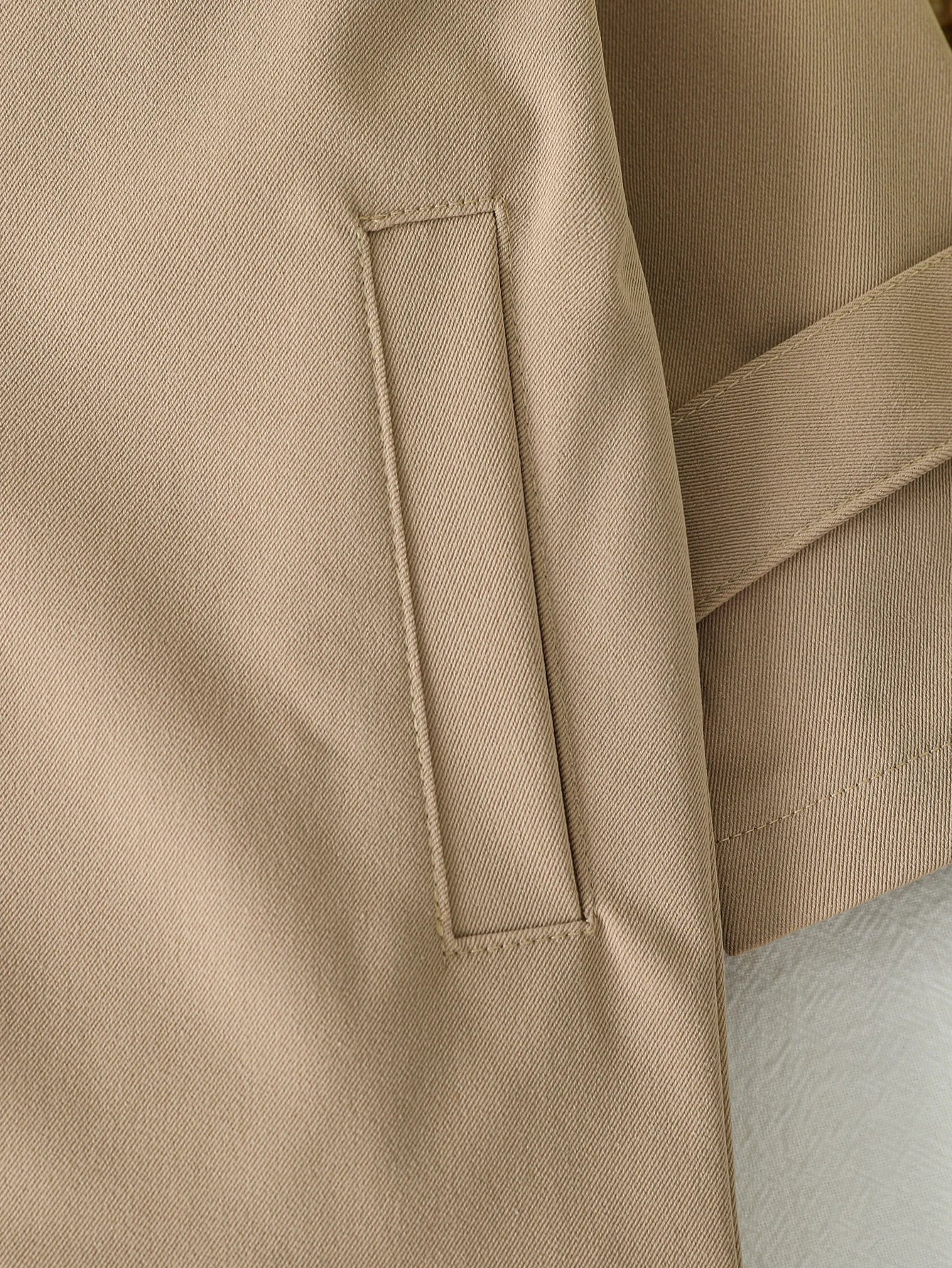 Manteau Bébé Garçon – Trench Double Boutonnage, Automne/Hiver, 3M-3 Ans