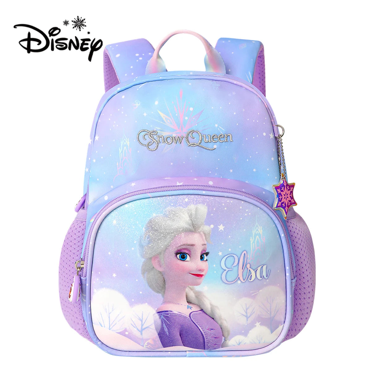 Disney Toddler Backpack: Frozen Princess Elsa Backpack for Little Girls - Lightweight Large Capacity School Bag for Nursery