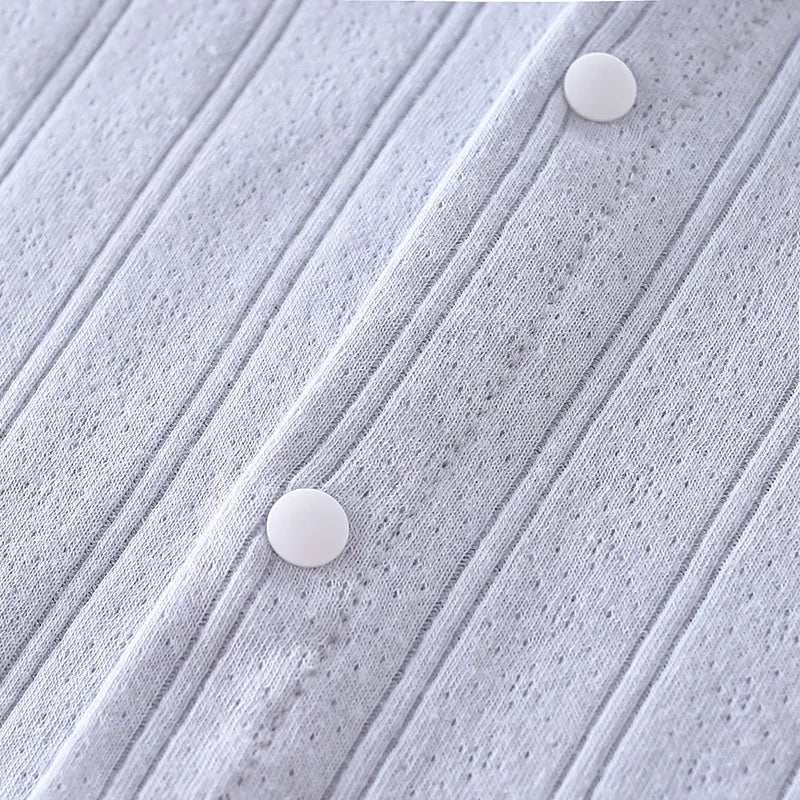 Combinaison Bébé – 100% Coton, avec Bonnet, 0-12 Mois