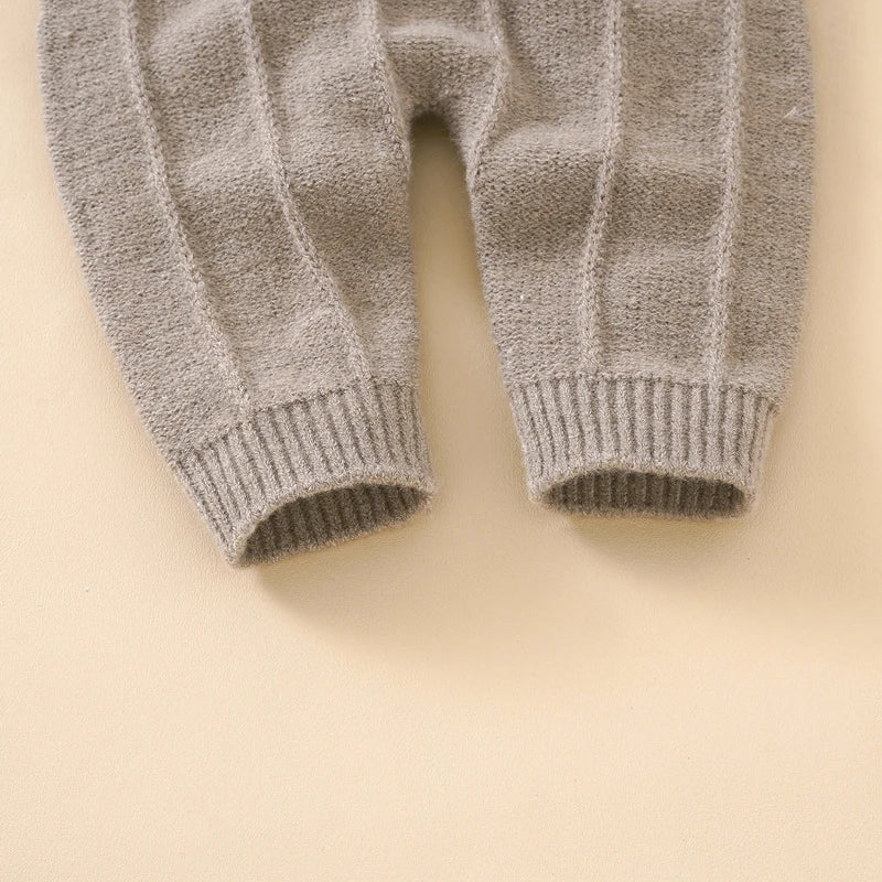 Ensemble & Bonnet Bébé — Combinaison Tricotée Unisexe Naissance