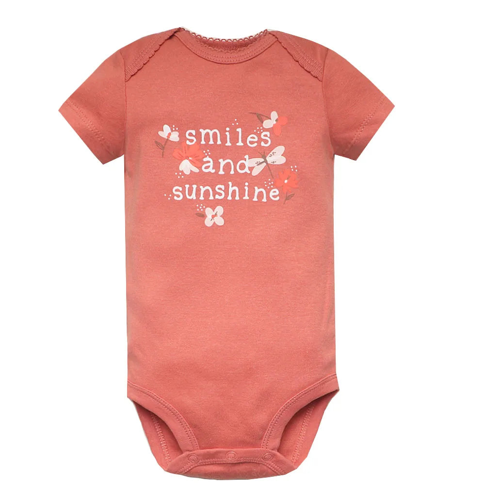 Lot 5 Bodies Bébé  Filles & Garçons en coton