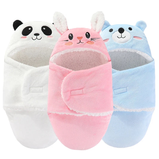 Gigoteuse Bébé en Flanelle – Douce & Chaude, Motif Cartoon, 0-9 Mois