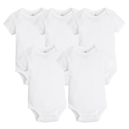 Lot 5 Bodies Bébé  Filles & Garçons en coton