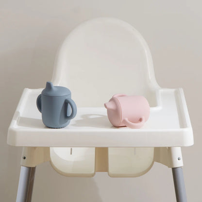 Tasse d'Apprentissage Bébé en Silicone 180 ml