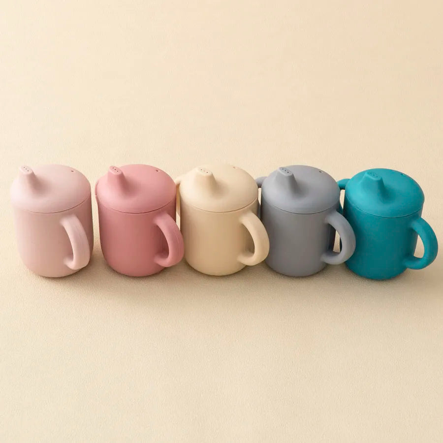 Tasse d'Apprentissage Bébé en Silicone 180 ml