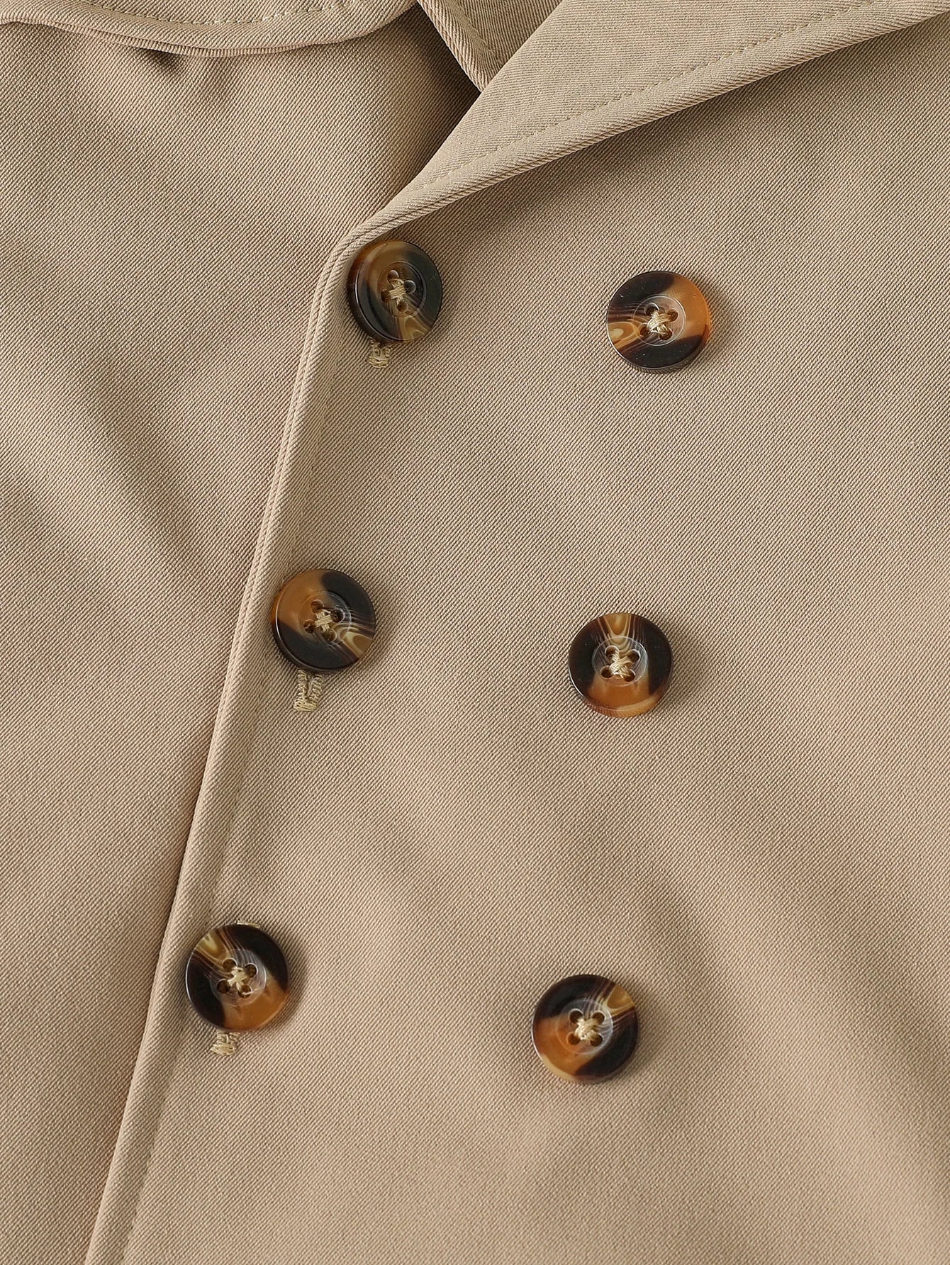 Manteau Bébé Garçon – Trench Double Boutonnage, Automne/Hiver, 3M-3 Ans