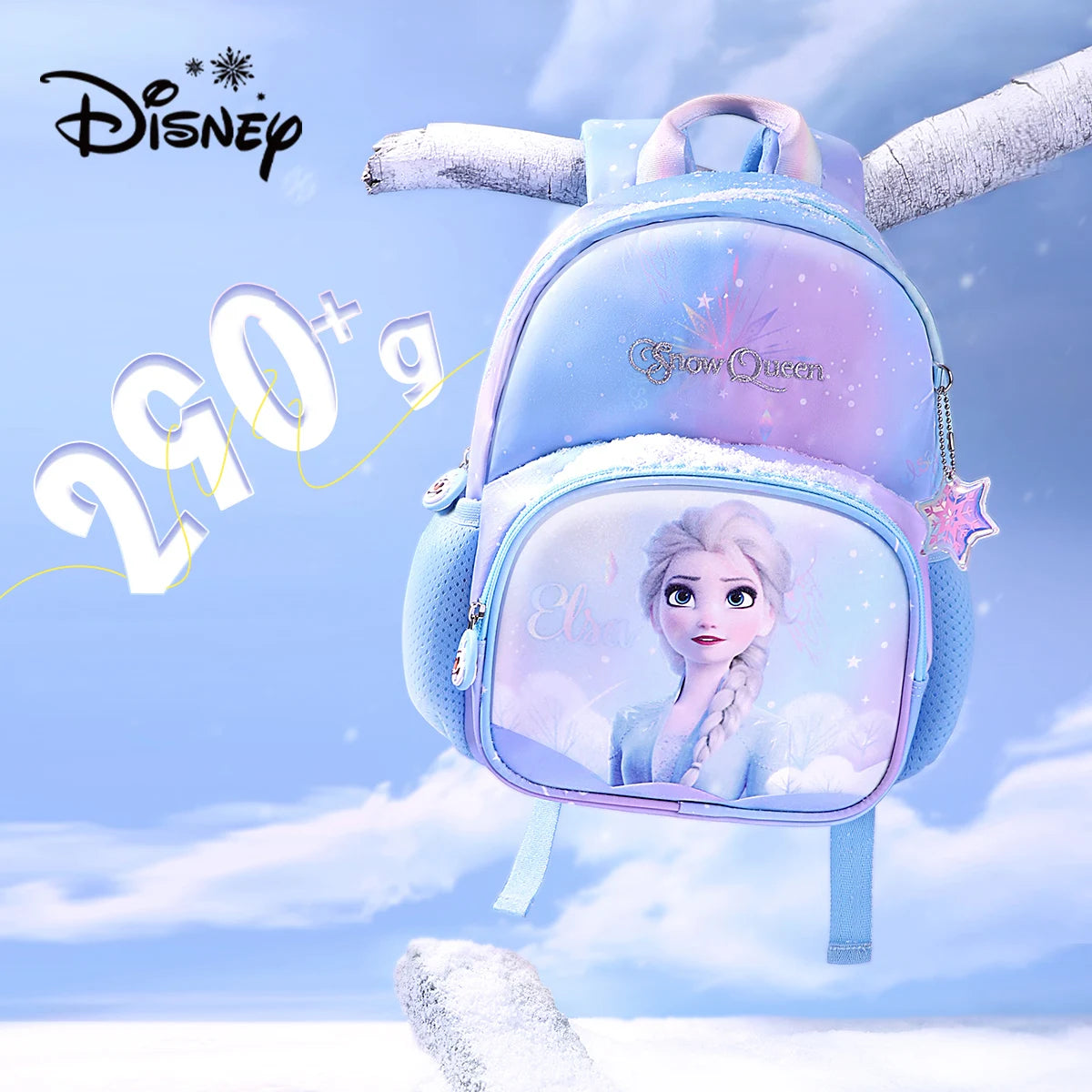 Disney Toddler Backpack: Frozen Princess Elsa Backpack for Little Girls - Lightweight Large Capacity School Bag for Nursery