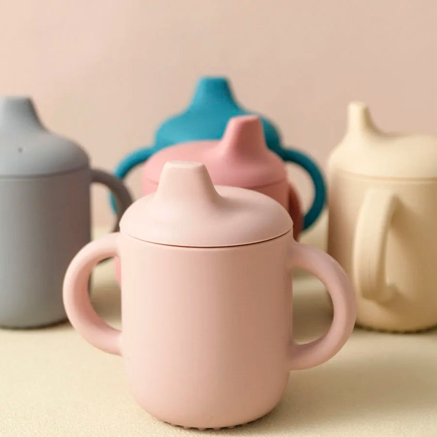 Tasse d'Apprentissage Bébé en Silicone 180 ml
