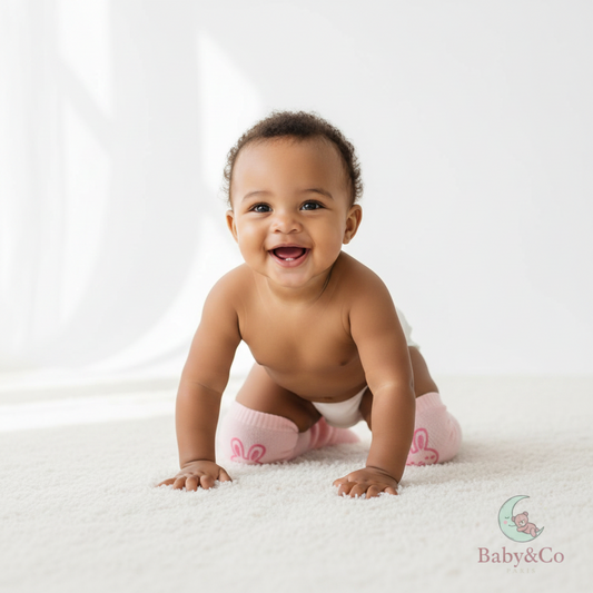 Genouillères Bébé Smiley – Confort & Protection pour les Premiers Pas
