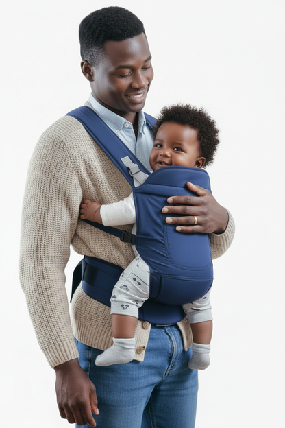 Papa avec bébé noir
