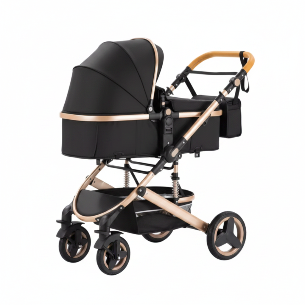 Poussette BaBy&Co 3 en 1 multi-fonctionelle avec son siège auto.