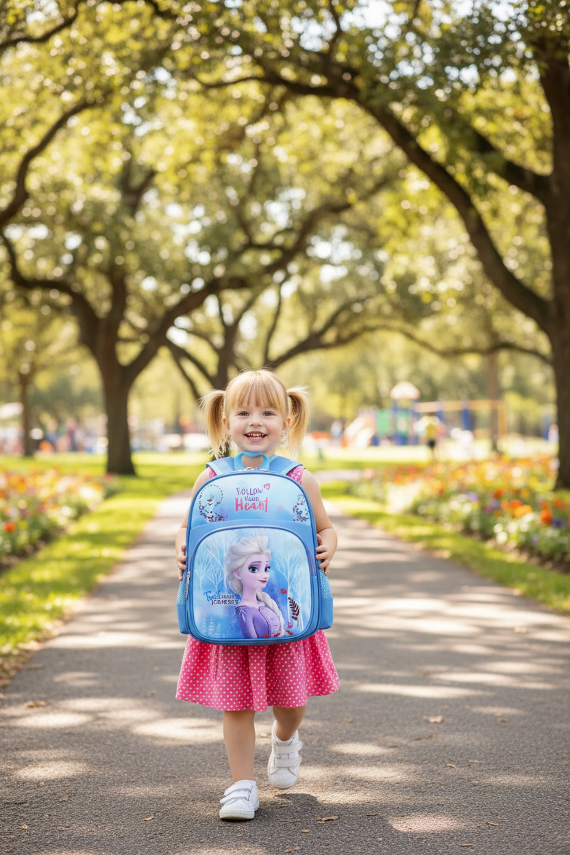 Sac bleu Elsa - lifestyle parc